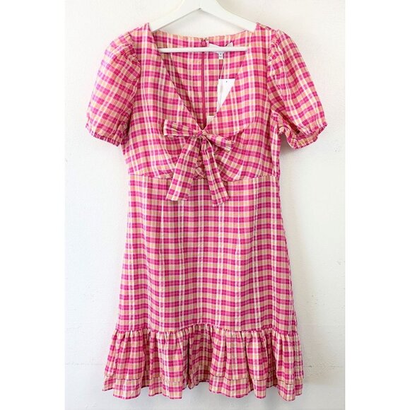 NWT LIKELY Kai Check Dress - Picture 3 of 10